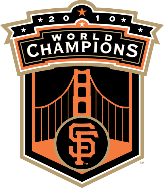 San Francisco Giants 2010 Champion Logo vinyl decal